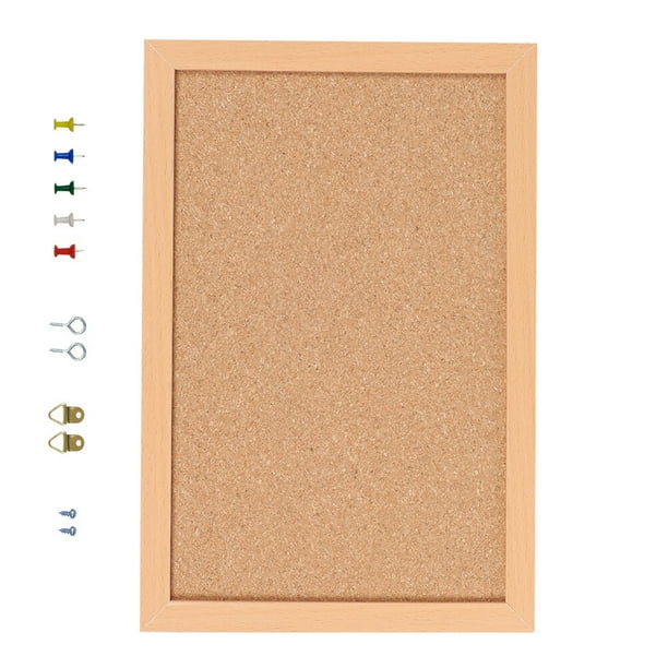 WORGEOUS 1 Conjunto del tablero de corcho Mensaje de la pantalla Tablero del tablero de mensajes para la escuela de la oficina