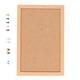 thumbnail image 1 of WORGEOUS 1 Conjunto del tablero de corcho Mensaje de la pantalla Tablero del tablero de mensajes para la escuela de la oficina, 1 of 8