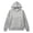 C333 Grey, variant on CONZONE Womens Leopard Hoodies Long Sleeve Zip Up Hooded Sweatshirts for Women Drawstring Fall Winter Pullover Tops