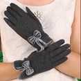 thumbnail image 4 of Womens Gloves Winter Touch Screen Texting Gloves for Women Fleece Lined Thick Warm Gloves, 4 of 7