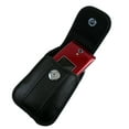 thumbnail image 5 of Black Leather Case with rotating pinch clip fits Tracfone LG 440, 5 of 6