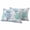 Blue Teal Grey, variant on Blue Grey Coral Coastal Outdoor Pillow Covers, Waterproof Decorative Throw Pillowcases Set of 2, Summer Beach Seaside Nautical Couch Cushion Cases with Zipper for Outside Patio Garden Sofa 16"x16"