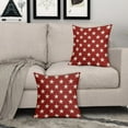 thumbnail image 3 of 4th of July Decorations Pillow Covers 20x20 Set of 2 Patriotic Independence Day American Star Print Red Decorative Throw Pillow Cases Summer Outdoor Farmhouse Decoration for Sofa Couch Bed, 3 of 6