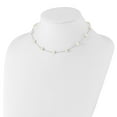 thumbnail image 3 of 14k White Gold 5.5-6.5mm Near Round White Freshwater Cultured Pearl 12-station 18 inch Necklace, 3 of 4