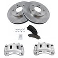 thumbnail image 2 of TRQ Front Ceramic Brake Pads Rotors & Calipers Kit Fits Select GM SUV Truck New, 2 of 6