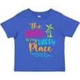thumbnail image 3 of Inktastic Spring Break the Beach is My Happy Place Boys or Girls Toddler T-Shirt, 3 of 5