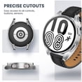 thumbnail image 4 of Funda de vidrio templado + PC para Samsung Galaxy Watch 4, 5, 6, 44mm, 40mm, funda protectora para todos los accesorios, 4 of 4