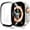 Clear, variant on Phmnkl 2 Pack Hard Case Compatible for Apple Watch Ultra 49mm with 9H Tempered Glass Screen Protector, [Touch Sensitive] [Full Coverage] Slim Bumper Protective Cover for iWatch