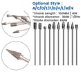 thumbnail image 6 of 100mm Long Reach Rotary Burr Double Cut Tungsten Carbide Carving Bit 3mm Shank, 6 of 6