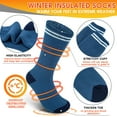 thumbnail image 5 of KOITHOT 3 Pack Thermal Socks for Men & Women, Thick Warm Winter Socks for Cold Weather, 5 of 7