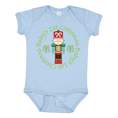 

Inktastic Nutcracker First Christmas Babys 1st Gift Baby Boy or Baby Girl Bodysuit