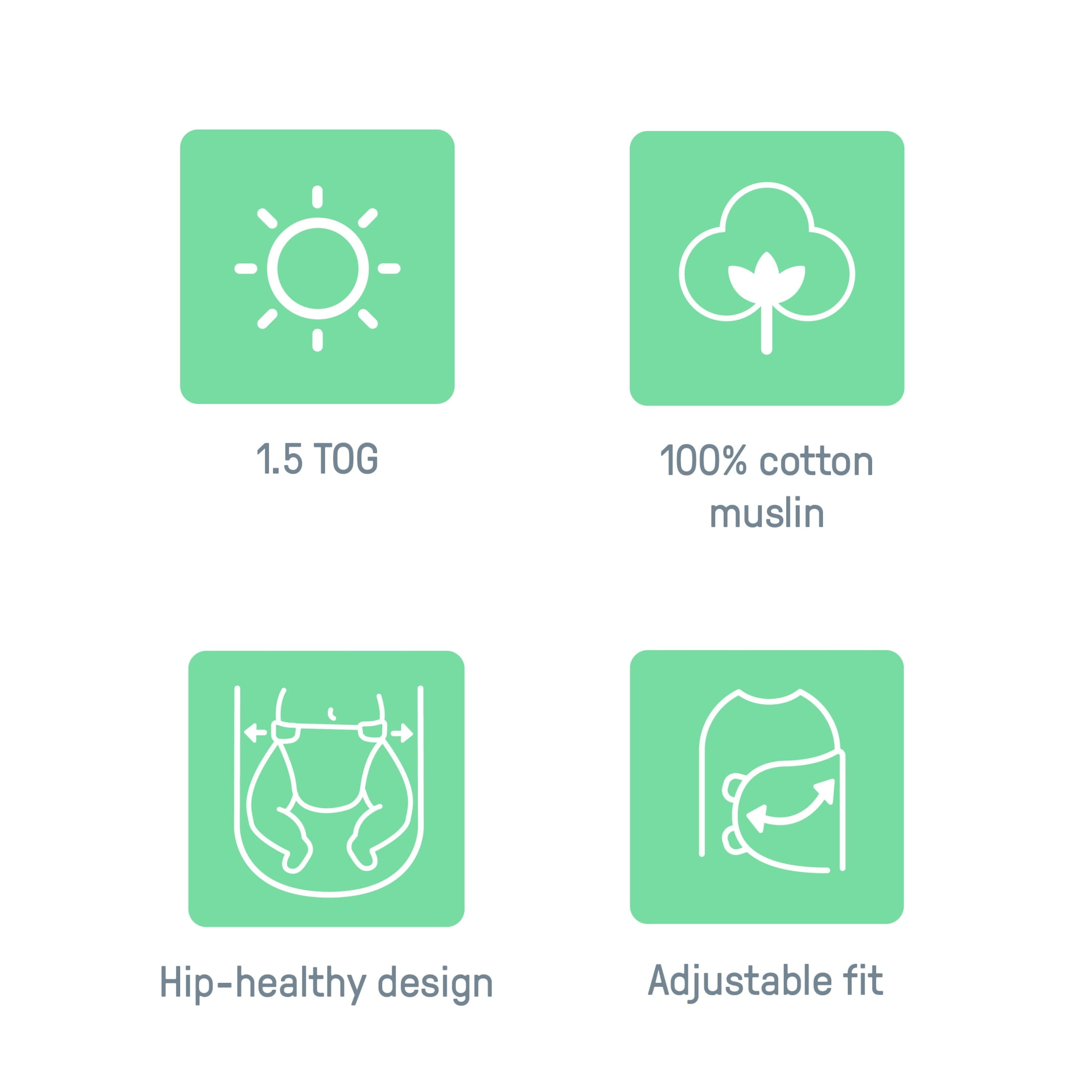SwaddleMe by Ingenuity Muslin Original Swaddle