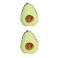 thumbnail image 1 of Monstrate Juguete de peluche de aguacate 3D verde, cojín de guardería para bebé realista y vívido para regalos, aguacate fácil de limpiar, palta 40 cm 0.5 kg 2Conjunto, 1 of 6