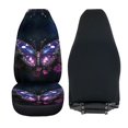 thumbnail image 4 of Xoenoiee Elegant Butterflies Flowers Print Car Seat Covers High Back Design for Front Seats, Universal Fit Vehicle Seat Cushion Protectors, Pack of 2, 4 of 6