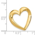 thumbnail image 3 of 14K Yellow Gold Charm Pendant 23 mm 22 Heart Slide, 3 of 3