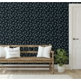 thumbnail image 3 of S4sassy Removable Nature-inspired Waterproof Wall Wrap, Wallcover, Meadow Blossom Print Contact Paper for Walls, Cabinets, and Dresser, Self Adhesive Vinyl Wallpaper Roll- Gray (25"x240" inch), 3 of 9