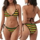 thumbnail image 3 of Disketp Music Colors 1 para Bañador de Dos Piezas para Mujer, Bikini Sexy Halter String, Conjunto de Bikini en Triángulo, 3 of 6