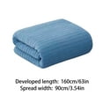 thumbnail image 2 of Mecorevxz Oversized Fleece Bath Towels, 90 x 160 cm Bath Sheets Extra Large Microfiber Coral Velvet Highly Absorbent Towels for Adults Home Beach (Blue), 2 of 8