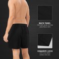 thumbnail image 4 of Natural Feelings Men's 5-Pack Cotton Knitted Comfort Loose Boxer Shorts Elastic Waistband Underwear, 4 of 7
