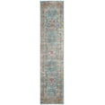 thumbnail image 2 of SAFAVIEH Aria Rosalin Traditional Runner Rug, Blue/Cream, 2' x 8', 2 of 6