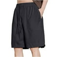 thumbnail image 4 of Puntoco Pantalones Cortos Cargo Ligeros Y Transpirables Para La Playa Al Aire Libre, Informales, Para Hombre, Color Negro, Xxl,Pantalones Cortos Hombre, 4 of 9