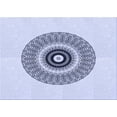 thumbnail image 1 of Ahgly Company Indoor Rectangle Patterned Lavender Blue Area Rugs, 2' x 5', 1 of 6