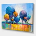 thumbnail image 3 of Autumn Colorful Fantasy Trees IV 40 in x 30 in Painting Canvas Art Print, by Designart, 3 of 4