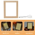 thumbnail image 3 of UPOUART Light Up Picture Frame with 3D Effect for Table Display 1 PCS, 3 of 8
