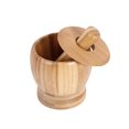 thumbnail image 2 of Large Bamboo Garlic Garlic Jar Household Kitchen Food Stuffing Machine with Lid, 2 of 10