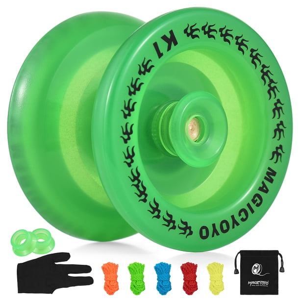 Yoyo para niños Juego de yoyo para niños Magic Yoyo Verde noctilucente