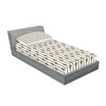 thumbnail image 2 of Ambesonne Tribal Fitted Sheet & Pillow Sham Set, American Arrows, Twinxl, Multicolor, 2 of 2