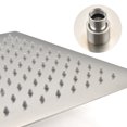 thumbnail image 2 of High Pressure Rainfall Shower Head with Water Saving Technology - Universal Fit for Strong Flow, Luxury Spa Experience, Stainless Steel Design, 2 of 9