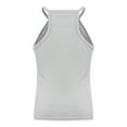 thumbnail image 5 of Julycc Women Ribbed Cami Tank Tops Casual Basic Camisole Sleeveless T-Shirt Blouse, 5 of 5