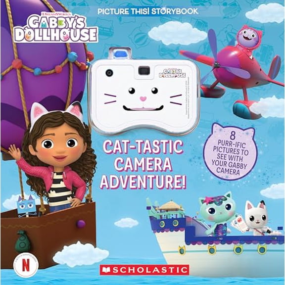 Pre-Owned Cat-Tastic Camera Adventure! (Gabby's Dollhouse) a Picture This! Storybook (Hardcover) 1339027607 9781339027609
