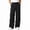 Black, variant on Mens Classic Fit Dress Pants Black Pleated Trousers Loose Fit Dress Pants with Draping Streetwear Straight Wide Leg Pants