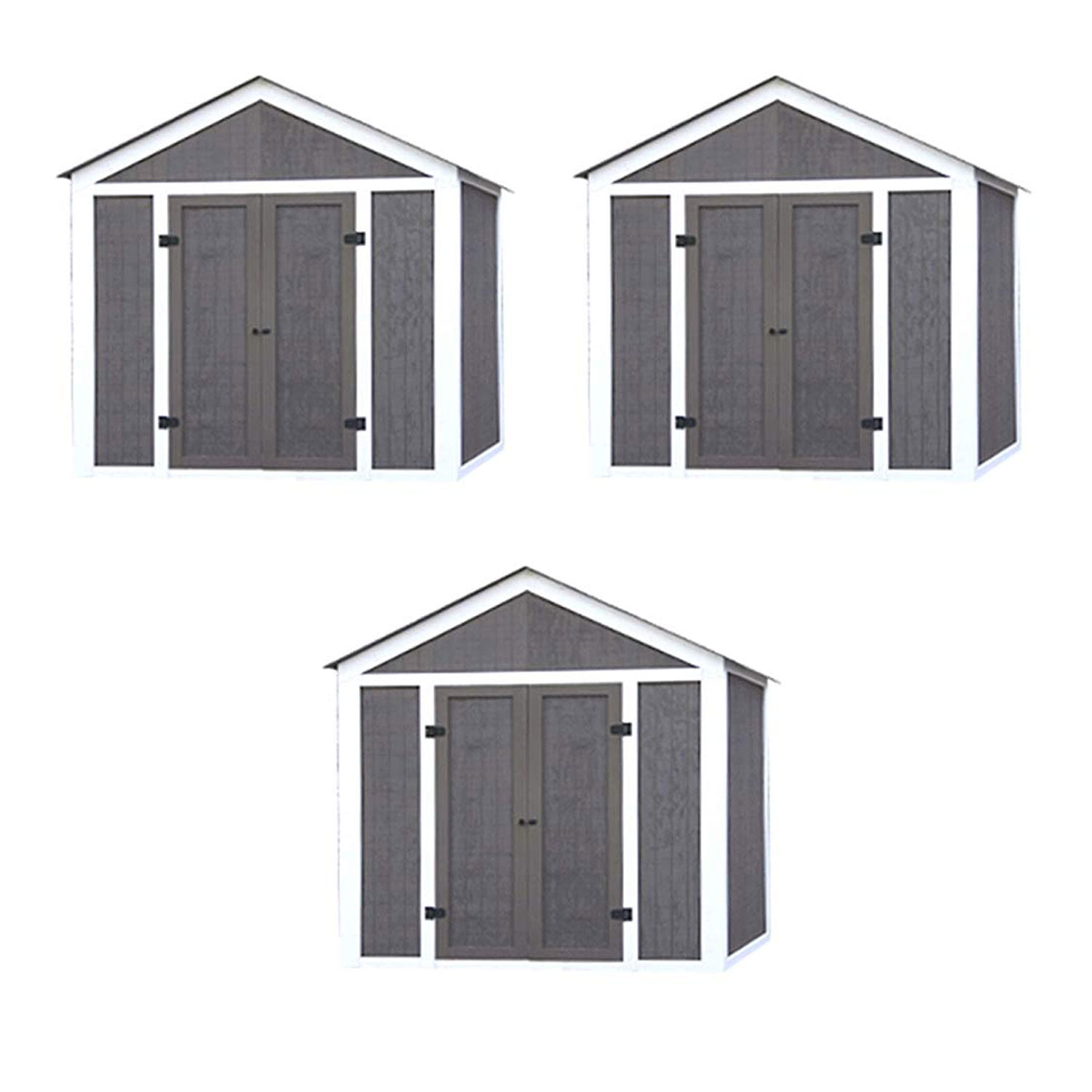 Wood 7' x 8' Outdoor Storage Shed Garden Utility Garage Yard Instant Framing Kit 