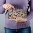 thumbnail image 1 of LITINKIMI Multi Color Snakeskin Pattern Wallet for Women's PU Mobile Phone and Cards Storage Bag  Large Capacity, 1 of 6
