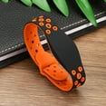 thumbnail image 5 of Uxcell RFID Silicone Wristbands 2 Pack 13.56MHZ Smart IC Card Bracelet Waterproof ID Wrist Bands Access Control Orange, 5 of 6