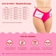 thumbnail image 5 of Bundle 2 Calzones Menstruales Culotte Luna + 1 Calzon Rosario XS, 5 of 9
