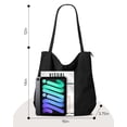 thumbnail image 2 of Bolso de mano Iioscre para mujer, pana, cierre, gran capacidad, 2 of 7