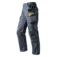 thumbnail image 5 of Mohiass Mens Work Pants Stretch Flex Ripstop Tactical Waterproof Pants with Multi Pockets Relaxed Fit Lightweight Cargo Pant Gray 3XL, 5 of 5