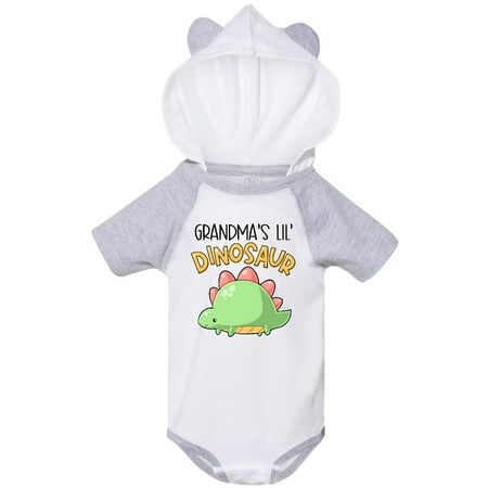 

Inktastic Grandma s Lil Dinosaur with Cute Stegosaurus Gift Baby Boy or Baby Girl Bodysuit