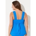 thumbnail image 2 of Swimsuits for All Women's Sweetheart Wrap Tankini Top, 2 of 5