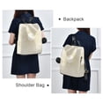 thumbnail image 4 of FORMRS Women's Travel Backpack Purse Anti-Theft Hidden Pockets Casual Shoulder Bag, Sunshine, 4 of 7