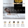 thumbnail image 5 of Spring Sunflower Blackout Curtains for Bedroom Living Room Darkening Curtains 84 Inch Length 2 Panels Set Black Vintage Abstract Painting Window Curtain Window Treatment Grommet Drapes 52"x84", 5 of 9
