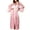 Pink, variant on Women's Floral Long Satin Robes Plus Size Long Silk Robes Peacock Floral Kimonos Sleepwear Dressing Gown Women Lounge Pants