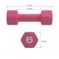 thumbnail image 5 of Pesas Mancuernas 1 Pza 6 Lb Neopreno Super Grip Bodyfit BF-NEO06LB, 5 of 5