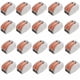 thumbnail image 1 of 50 piezas de conectores eléctricos, terminales de conexión automática, cable rápido W, 1 of 4