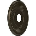 thumbnail image 2 of Ekena Millwork 16"OD x 3 1/2"ID x 1"P Berkshire Thermoformed PVC Ceiling Medallion (Fits Canopies up to 7"), Metallic Dark Bronze, 2 of 5