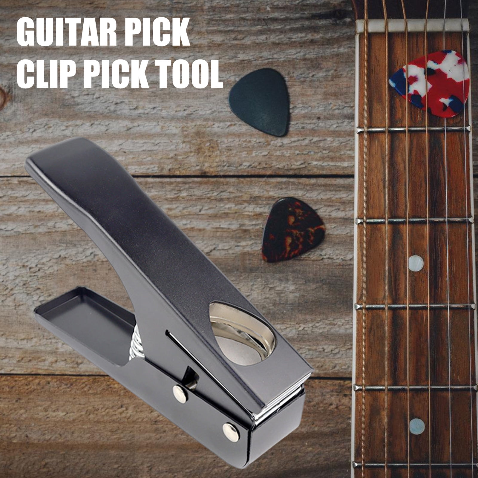 Guitar Pick Cutter with Steel Blade for Customs Plectrums Ergonomic Handle and Strong Construction for Music Projects